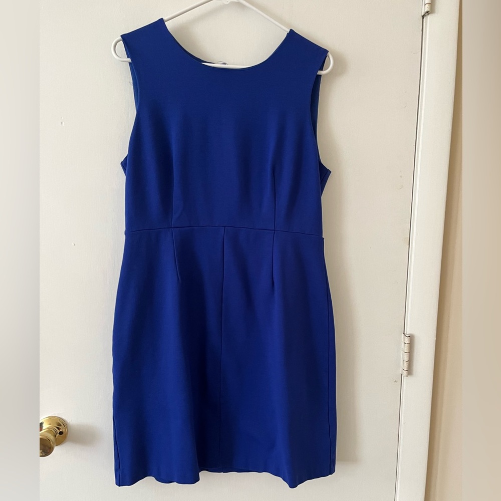 Charles Henry Zipper Back Dress